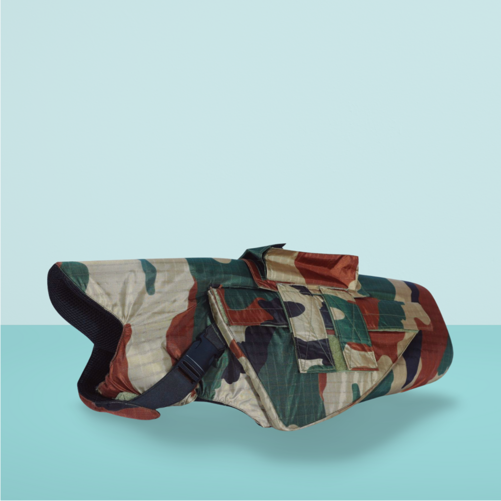 Bullet resistant jacket for canine